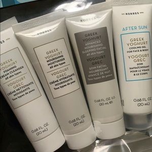 Korres Greek Yoghurt Foaming Cream Cleanser Moisturizer Face Facial Body Gel